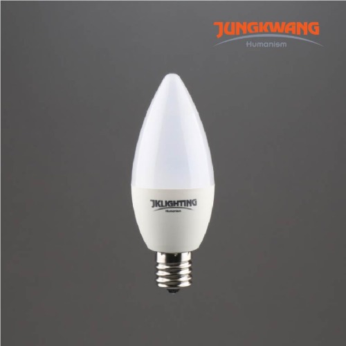 JG LED 촛대구 5W (불투명) E14/E17 (2700K/6500K)