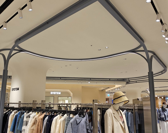 신세계 본점 조명